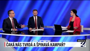 Čaká nás tvrdá a špinavá kampaň? Michal Šipoš a Erik Tomáš v relácii Analýzy 24