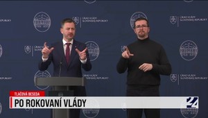 Tlačová beseda Eduarda Hegera o rokovaní vlády