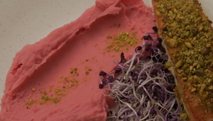 Hlavné jedlo: Zelený Nór na červenej podstielke