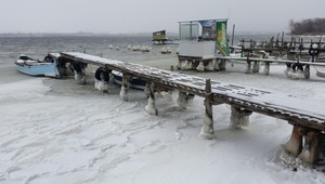 V Bulharsku zamrzlo Čierne more