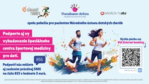 Beh pre pacientov Národného ústavu detských chorôb: Pomôcť môžete aj vy zaslaním SMS