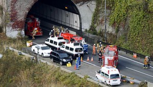 V Japonsku sa zrútila časť dialničného tunela