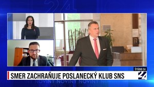 Štúdio 24: Smer zachraňuje poslanecký klub SNS