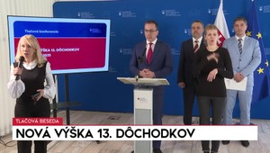 Tlačová beseda ministra Tomáša: Nová výška 13. dôchodkov