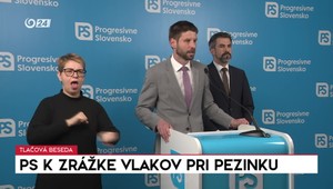Tlačová beseda Progresívneho Slovenska ku zrážke vlakov