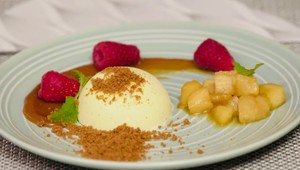 Dezert: Mandľový capko