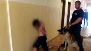 V Nových Zámkoch sa muž s nožom v ruke vyhrážal ľuďom. Spacifikoval ho policajný pes Áres