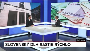 Štúdio 24: Slovenský dlh rastie rýchlo