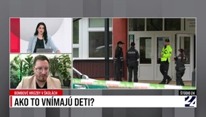 Štúdio 24 o tom, aký vplyv má na psychiku detí nahlasovanie výbušnín na školách