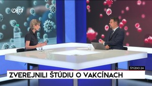 Štúdio 24: Zverejnili štúdiu o vakcínach