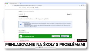 Štúdio 24: Prihlasovanie na školy s problémami