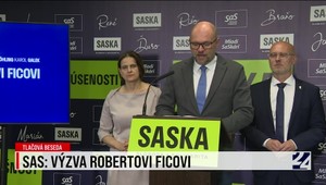 Tlačová beseda SaS: Výzva Robertovi Ficovi