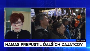 Štúdio 24: Hamas prepustil ďalších zajatcov