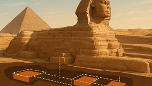 Nové skenovanie sfingy odhalilo stopy po dávnej civilizácii