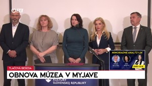Tlačová beseda miniserky kultúry k obnove múzea v Myjave