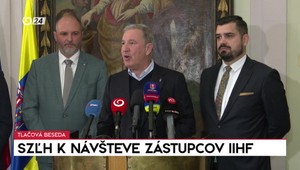 Tlačová beseda SZĽH k návšteve zástupcov IIHF