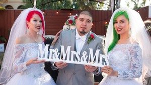 Sex v trojke pod chomútom: Šťastný ženích a jeho dve nevesty