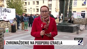 V Bratislave sa konalo ďalšie zhromaždenie na podporu Izraela