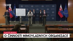Tlačová beseda o činnosti mimovládnych organizácii