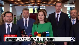 Tlačová beseda strany KDH o odvolávaní podpredsedu parlamentu Blahu