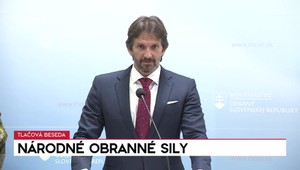 Tlačová beseda ministra obrany Roberta Kaliňáka o národných obranných silách