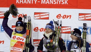 V stíhačke titul Mäkäräinenovej, Kuzminová 6., Gereková 8.