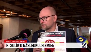 Tlačová beseda Richarda Sulíka o následkov zmien zákonov