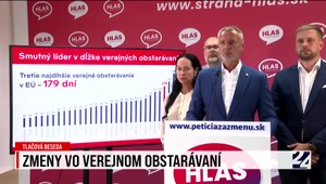 Tlačová beseda strany Hlas o verejných obstarávaniach