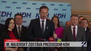Tlačová beseda: Majerský zostáva predsedom KDH
