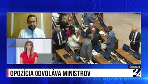 Štúdio 24: Opozícia odvoláva ministrov