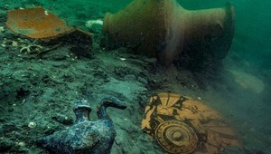 Vedci v egyptskom mori objavili potopený Afroditin chrám