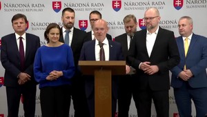 Tlačová beseda strany SaS k programovému vyhláseniu vlády