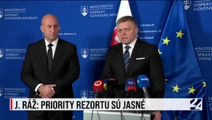 Tlačová beseda Roberta Fica po návšteve ministerstva dopravy