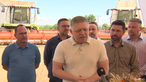Tlačová beseda Roberta Fica a Richarda Takáča o žatve