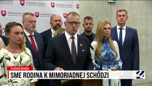 Tlačová beseda strany Sme rodina k mimoriadnej schôdzi parlamentu