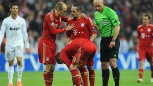Ribéry a Robben sa pobili počas prestávky zápasu v Madride