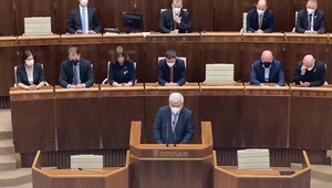 Veľvyslanec Ukrajiny Jurij Muška v pléne Národnej rady SR: Rakety dopadli aj do obytnej časti Kyjeva