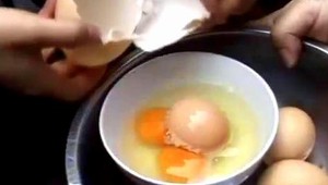 VIDEO. Táto sliepka zniesla obrovské vajce. Vnútri boli ďalšie...