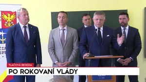 Tlačová beseda premiéra Fica po rokovaní vlády v Púchove