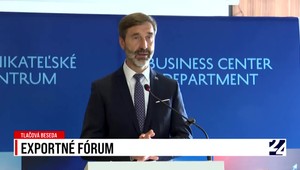 Tlačová beseda ministra Juraja Blanára k Exportnému fóru