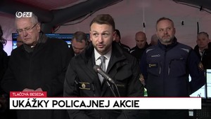 Tlačová beseda ministra vnútra k ukážkam policajnej akcie