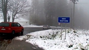 Na Orave padal sneh, teplota bola pod bodom mrazu
