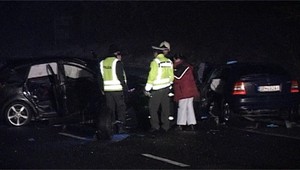 Pri Prešove do seba vpálili dve autá, jeden mŕtvy