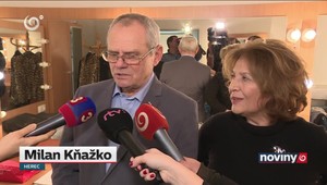 Milan Kňažko a Emília Vášaryová hrali hru Klamstvo v Radošinskom naivnom divadle