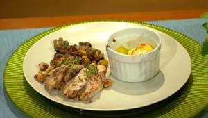 Morčacia roláda a gratinované zemiaky