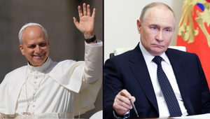 Putin prvýkrát telefonoval s pápežom Levom XIV., ocenil jeho mierové úsilie