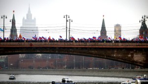 Rusko oslavuje, od anexie Krymu je rok