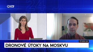 Štúdio 24: Dronové útoky na Moskvu