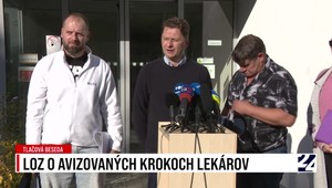 Tlačová beseda Lekárskeho odborového združenia o výpovediach
