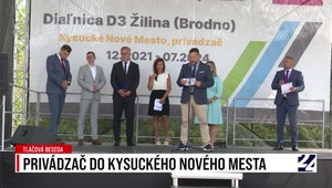 Tlačová beseda NDS o privádzači do Kysuckého Nového Mesta